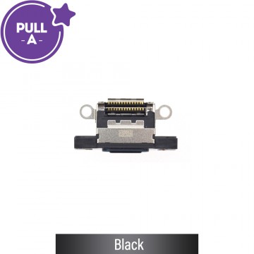 Charging Port Connector for iPhone 16 / 16 Plus-Black (PULL-A)