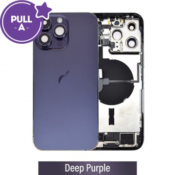 Rear Housing with Full Set Parts for iPhone 14 Pro Max-Deep Purple (PULL-A)