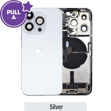 Rear Housing with Full Set Parts for iPhone 14 Pro-Silver (PULL-A)