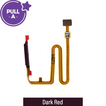 Fingerprint Reader with Flex Cable for Samsung Galaxy A14 5G A146P (PULL-A)-Dark Red