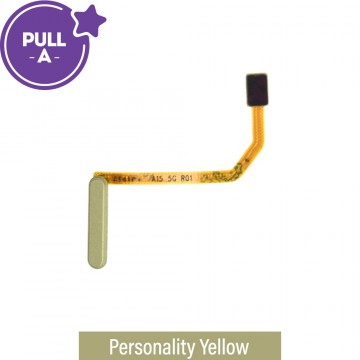 Fingerprint Reader with Flex Cable for Samsung Galaxy A15 5G A156B (PULL-A)-Personality Yellow
