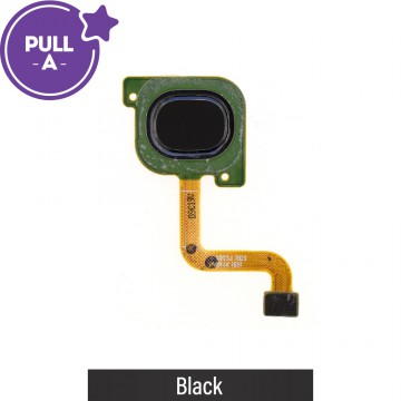 Fingerprint Reader with Flex Cable for Samsung Galaxy A30 A305 (Japanese Version) (PULL-A)-Black