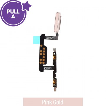 Fingerprint Reader with Flex Cable for Samsung Galaxy Tab S8 X700 / X706 (PULL-A)-Pink Gold