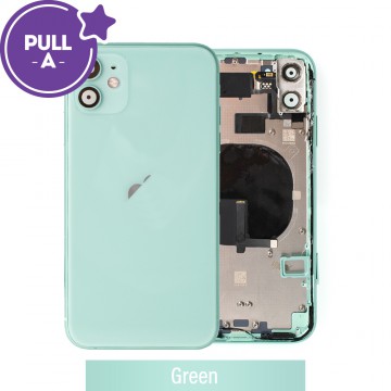 Rear Housing with Small Parts for iPhone 11 (PULL-A)-Green