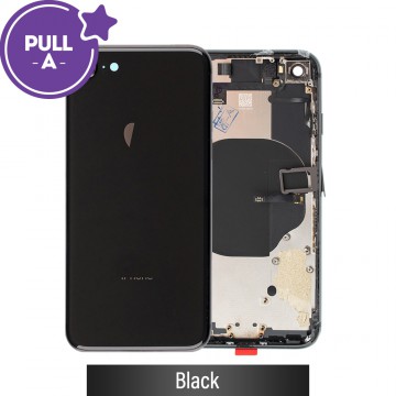 Rear Housing with Small Parts for iPhone 8 (PULL-A)-Black