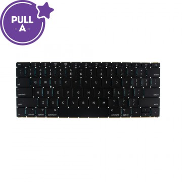 Laptop Keyboard For MacBook Retina 12" A1534 (2016-2017) (PULL-A)  (US Version)