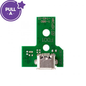USB Charging Port Board W/12Pin For PlayStation 4 Controller (Version 3: JDS-030) (PULL-A)