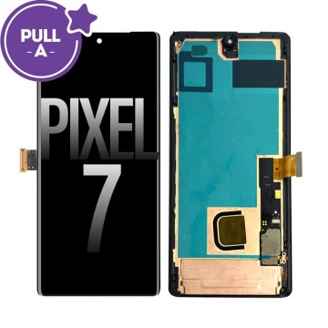 OLED Screen Digitizer with Bezel Frame and Camera Frame for Google Pixel 7 Pro (PULL-A)