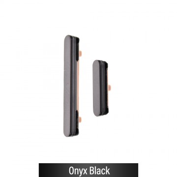Power Button and Volume Button Side Button for Samsung Galaxy S24 S921B / S24 Plus S926B-Onyx Black