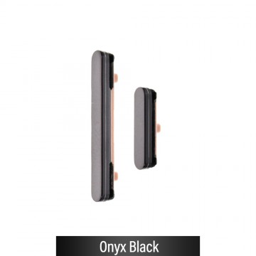 Power Button and Volume Button Side Button for Samsung Galaxy S24 S921B / S24 Plus S926B-Onyx Black