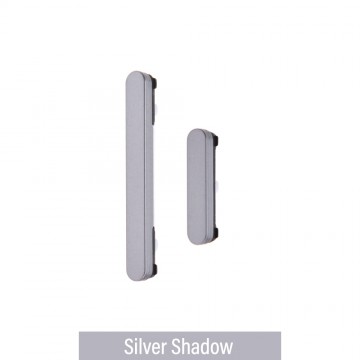 Power Button and Volume Button Side Button for Samsung Galaxy S25 S931B / A25 Plus S936B-Silver Shadow