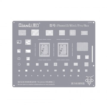 QianLi Bumblebee BGA Reballing Stencil Planting Tin (QS161) for iPhone 13 mini / 13 / 13 Pro / 13 Pro Max