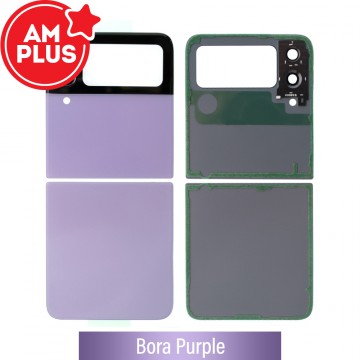 AMPLUS Rear Cover Glass For Samsung Galaxy Z Flip4 5G F721B (Improved Quality)-Bora Purple
