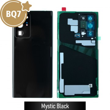BQ7 Rear Cover Glass For Samsung Galaxy Note 20 Ultra N985F-Mystic Black (As the same as service pack but not from official Samsung)