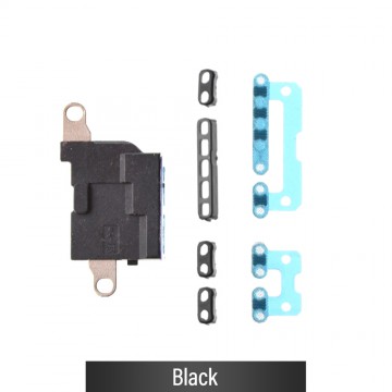 Loud Speaker & Microphone Anti-dust Mesh for iPhone 11 Pro Max-Black (Pack of 10)