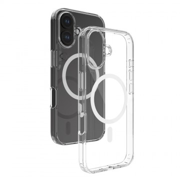 REDEFINE Ice-transparent Anti-fall Case Cover With Magnetic Ring for iPhone 13 Mini