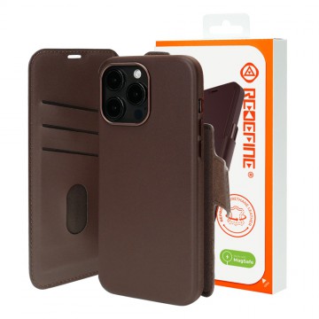 iPhone 15 Pro REDEFINE Folio Urbain Leather Detachable Wallet Case With Magnetic Ring