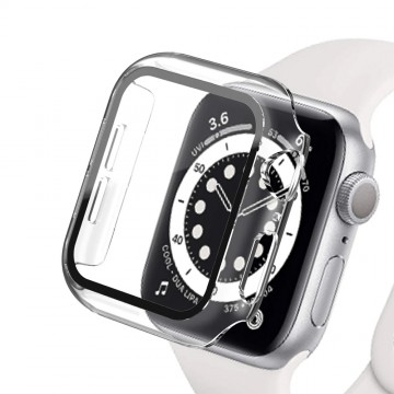 Re-Define Hard PC Case with Tempered Glass Screen Protector for Apple Watch Series 4 / 5 / 6 / SE 40mm