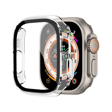 Re-Define Hard PC Case with Tempered Glass Screen Protector for Apple Watch Ultra 49mm