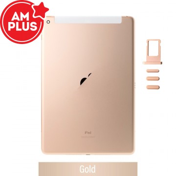 AMPLUS Rear Housing for iPad 10.2 (2020) (Wi-Fi + Cellular)-Gold