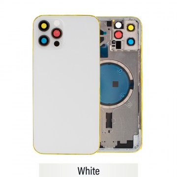Rear Housing for iPhone 12 Pro (NO LOGO)-White