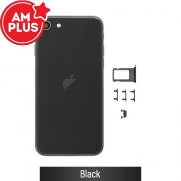 AMPLUS Rear Housing for iPhone SE (2020)-Black