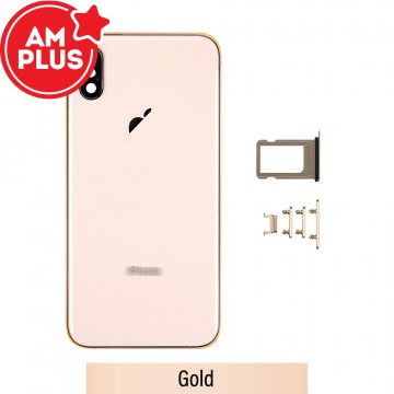 AMPLUS Rear Housing for iPhone XS-Gold