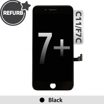 REFURB LCD Assembly for iPhone 7 Plus Screen Replacement (Toshiba, C11 F7C)-Black