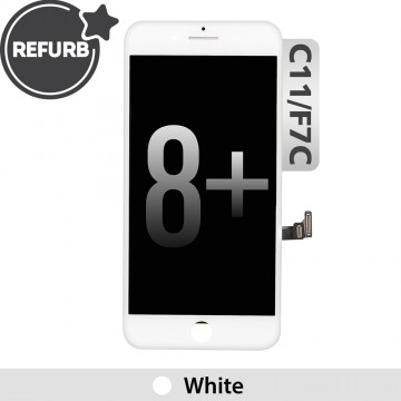 REFURB LCD Assembly for iPhone 8 Plus Screen Replacement (Toshiba, C11 F7C)-White