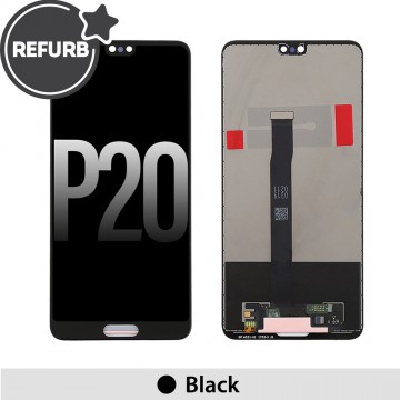 REFURB LCD Assembly without Frame for Huawei P20 Screen Replacement-Black