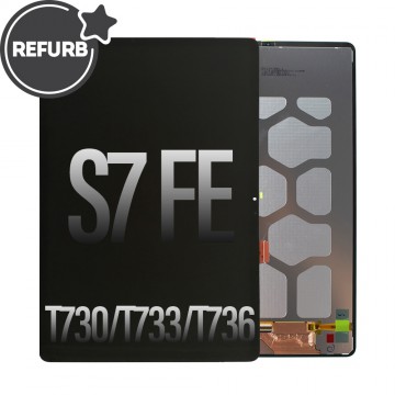 REFURB LCD Assembly Replacement for Samsung Galaxy Tab S7 FE T730 / T733 / T736B-Black