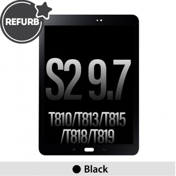 REFURB LCD Assembly Replacement for Samsung Galaxy Tab S2 9.7" T810 / T813 / T815 / T818 / T819-Black