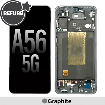 REFURB OLED Replacement with Frame for Samsung Galaxy A56 5G A566B GH82-36829A-Graphite