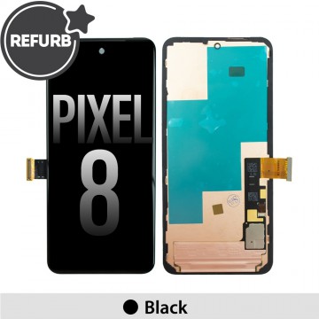 REFURB OLED Assembly Replacement with Bezel Frame for Google Pixel 8-Black 