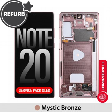 REFURB OLED Screen Replacement for Samsung Galaxy Note 20 N980F -Mystic Bronze