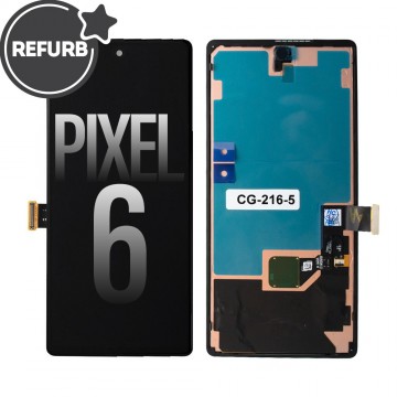 REFURB OLED Screen Digitizer with Bezel Frame and Fingerprint for Google Pixel 6