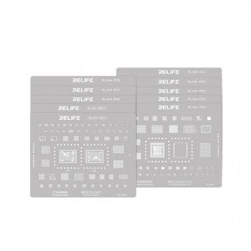 RELIFE RL-044 CPU Integrated Steel Mesh Set for Mobile Phone IP6-16 Repair Tin Planting Stencil Kit