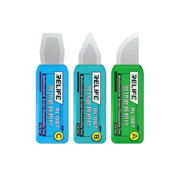 RELIFE RL-087 Multi-function Ultra-thin Steel Disassembly Blade Set