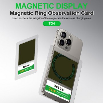 RELIFE TO4 Magnetic Card For Mobile Phone Repair