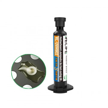 RELIFE RL-UVH902 Transparent UV Quick Curing Solder Mask for Mobile Phone Jumping Wire Repair