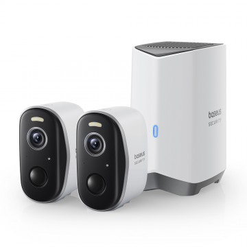 Baseus Security N1 Plus Series Outdoor Camera 2K 2-Cam Kit-White