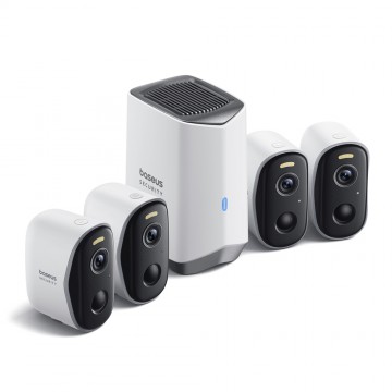 Baseus Security N1 Plus Series Outdoor Camera 2K 4-Cam Kit-White