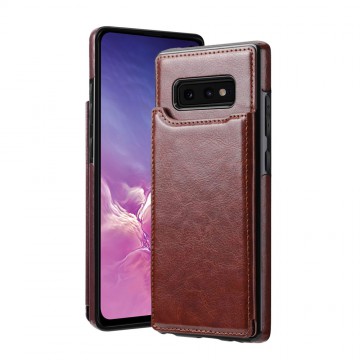 Back Flip Leather Wallet Cover Case for Samsung Galaxy S10E