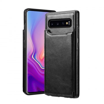 Back Flip Leather Wallet Cover Case for Samsung Galaxy S10 Plus