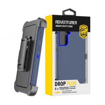 Shockproof Robot Armor Hard Plastic Case with Belt Clip for Samsung Galaxy S21