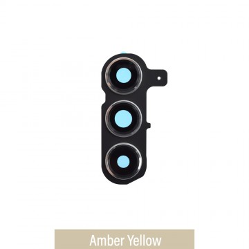 Rear Camera Lens with Bezel for Samsung Galaxy S24 Plus-Amber Yellow
