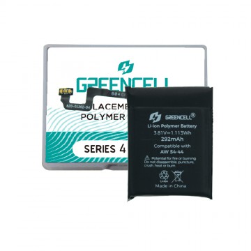 Greencell Apple Watch Series 4 44MM Replacement Battery with Adhesive Strips 292mAh