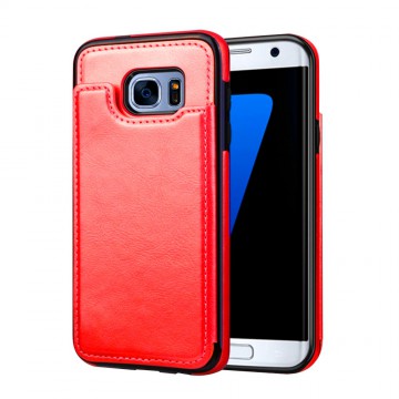 Back Flip Leather Wallet Case Cover for Samsung Galaxy S7