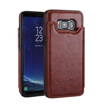 Back Flip Leather Wallet Case Cover for Samsung Galaxy S8