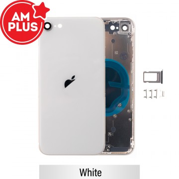 AMPLUS Rear Housing for iPhone SE (2022) -White